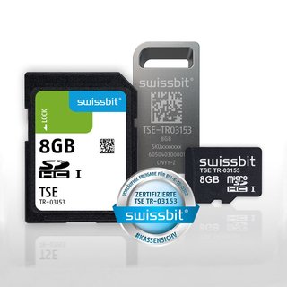Swissbit-TSE, 8 GB, 5 Jahre Zertifikatslaufzeit