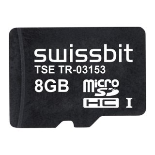 Swissbit-TSE, MicroSD-Karte, 8 GB, 5 Jahre Zertifikatslaufzeit, MicroSD-Karte