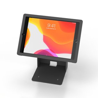 Tablet / Druckerstnder, Halter mit verstellbarem Winkel, schwarz