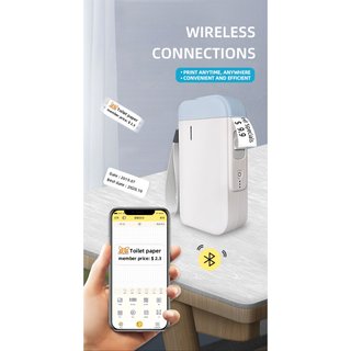 B100, Beschriftungsdrucker mit USB + Bluetooth Anschluss