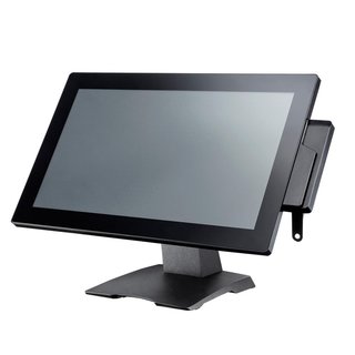 AP8100-A2, 15.6 PCAP Touch All in One System mit kleinem Stand, J1900, 4G RAM, 64GB SSD