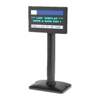 VP500T2, 5 LCD Kundenanzeige, QR Code fähig, mit Standfuss (2 verschiedene Höhe), USB Anschluss
