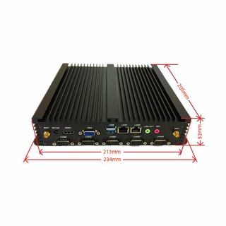 IPC6000-i5-1035G4, lfterloser Box PC, 8GB RAM, 128GB SSD, 2x USB3.0, 6x USB2.0, 6x COM, 1x WIFI, Windows 11 fhig