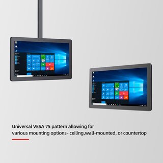 N9+KDS, 17.3 oder 21.5 Kitchen Display System im Alu Gehuse, ausgestattet mit Intel J4125 oder i5-8260U
