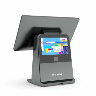 D2, Kassensystem mit 14.1 Bildschirm, inkl. 80mm Bondrucker (Rolle Durchmesser max. 65mm), Intel J4125, RAM 4GB oder 8GB, SSD 128GB, schwarz, inkl. Win10Pro mit Lizenz, verschiedene Ausfhrungen