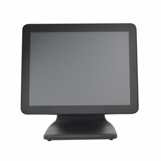 T9plus, 15 LCD Touchmonitor, Metallgehuse, VGA, HDMI, PCAP Touch (USB), Standfu, VESA 100x100, Farbe schwarz