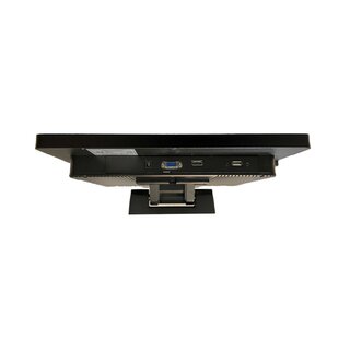 T9plus, 15 LCD Touchmonitor, Metallgehuse, VGA, HDMI, PCAP Touch (USB), Standfu, VESA 100x100, Farbe schwarz