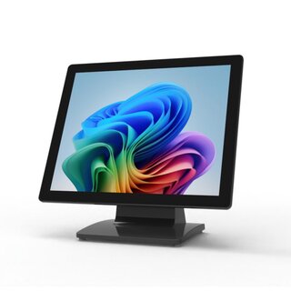 PM170MP, 17 LCD Touchmonitor, Metallgehuse, VGA, HDMI, PCAP Touch (USB), Standfu, VESA 75x75 und 100x100, schwarz