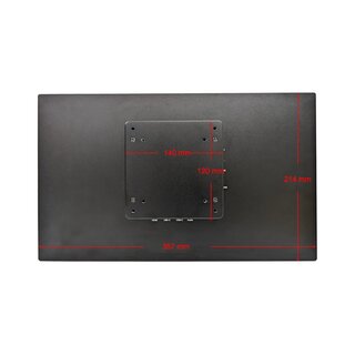 MF156CP, 15.6 UBS-C Monitor, USB-C, HDMI, PCAP Touch, mit Lautsprecher, VESA 75x75 und 100x100, schwarz