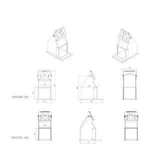 SD1030, printer stand for printer PXR33009 and 15 POS sytem