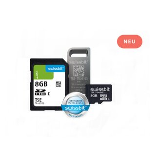Swissbit-TSE 2.0, nano USB, 8 GB, 5 Jahre...