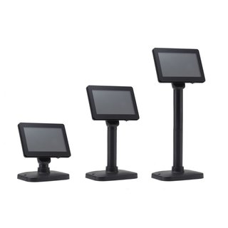 MP070UG, 7 rahmenloser USB Monitor mit Schutzglas, 800x480, Pole Stand, VESA 75x75, schwarz